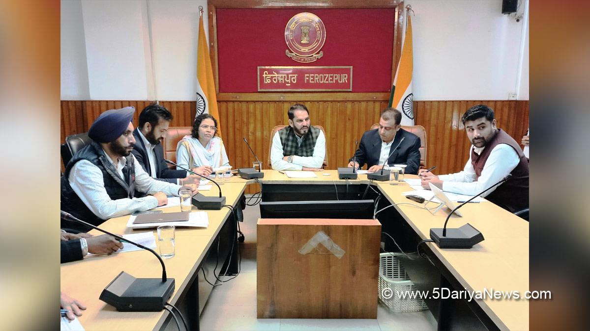 DC Ferozepur, Deputy Commissioner Ferozepur, Ferozepur, Rajesh Dhiman