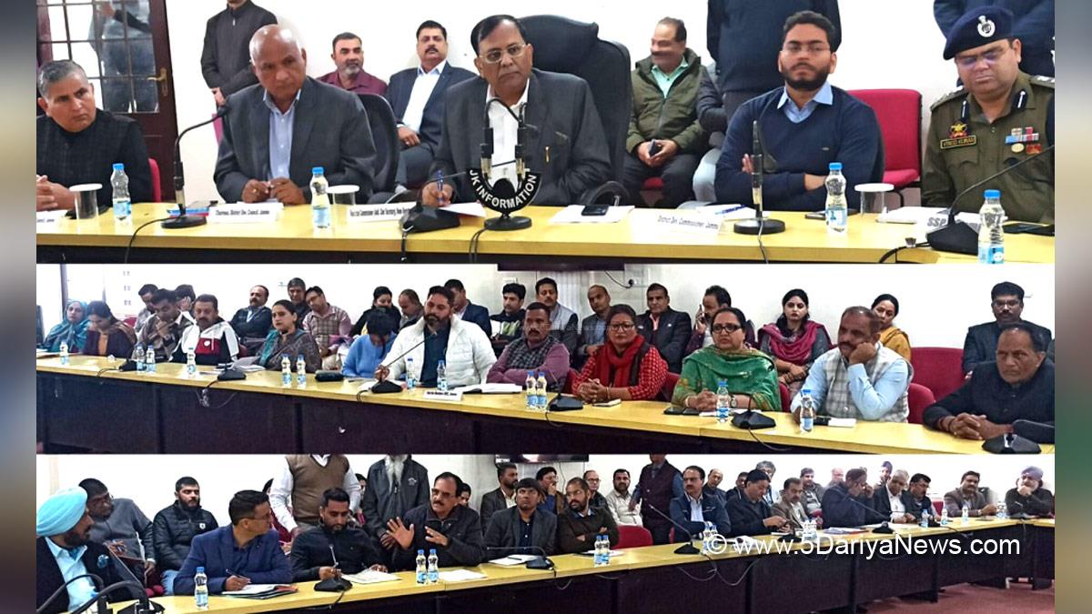 Jammu, Sachin Kumar Vaishay, Sachin Kumar Vaishya, Deputy Commissioner Jammu, Kashmir, Jammu And Kashmir, Jammu & Kashmir, District Administration Jammu