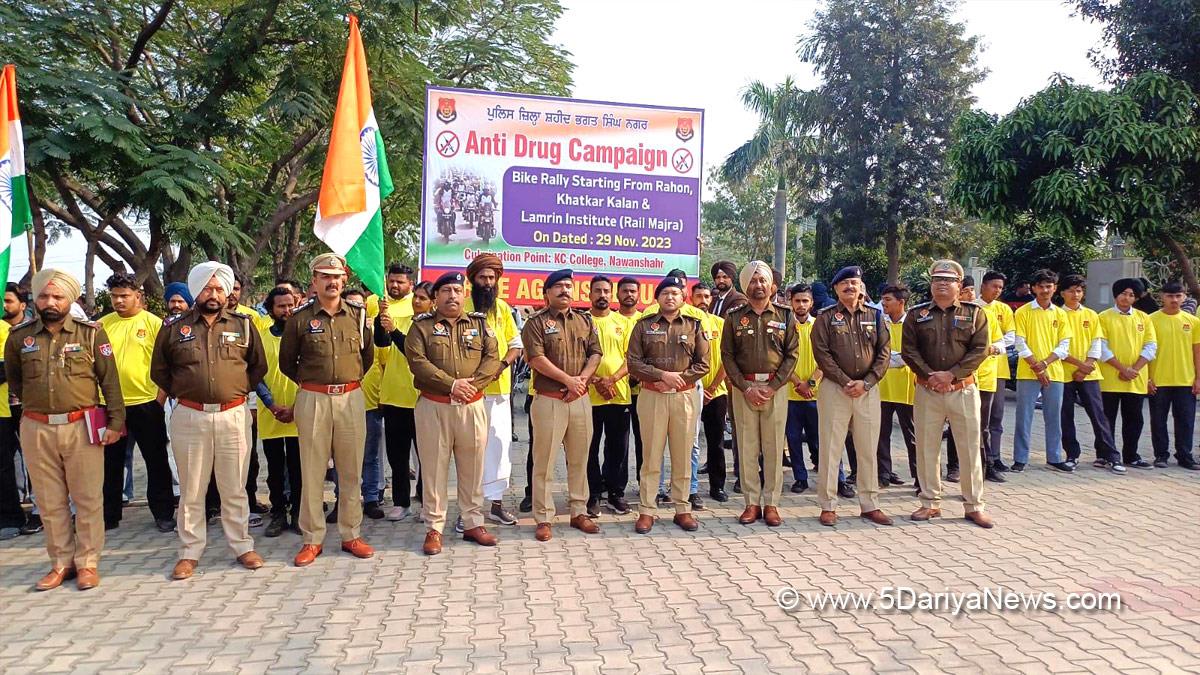 Shaheed Bhagat Singh Nagar, Nawanshahr, S.B.S. Nagar, SSP Nawanshahr, Anti Drug Mission, Drive Against Drugs, Comprehensive Action against Drug Abuse, CADA