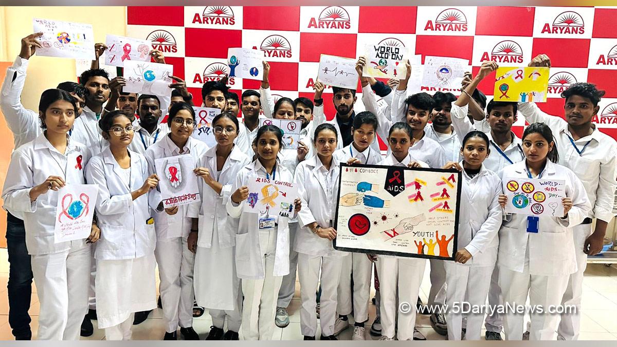 Health, Aryans Group of Colleges, Aryan College, Rajpura, Aryans Group of Colleges Rajpura, Dr Parveen Kataria, Dr Anshu Kataria, Aryans Group of Colleges, World AIDS Day, Human Immunodeficiency Virus, Aryans Institute of Nursing Rajpura