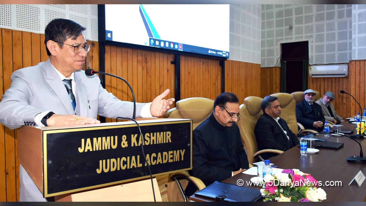 Judiciary, N. Kotiswar Singh, Kashmir, Jammu And Kashmir, Jammu & Kashmir, Srinagar, Jammu & Kashmir Judicial Academy, JKJA