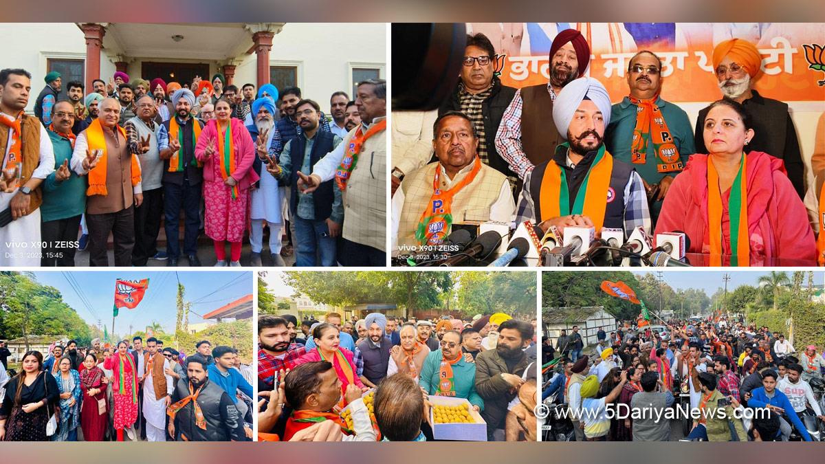 BJP Punjab Led By Jai Inder Kaur & Parminder Brar Celebrates Resounding Victory in Vidhan Sabha Polls 