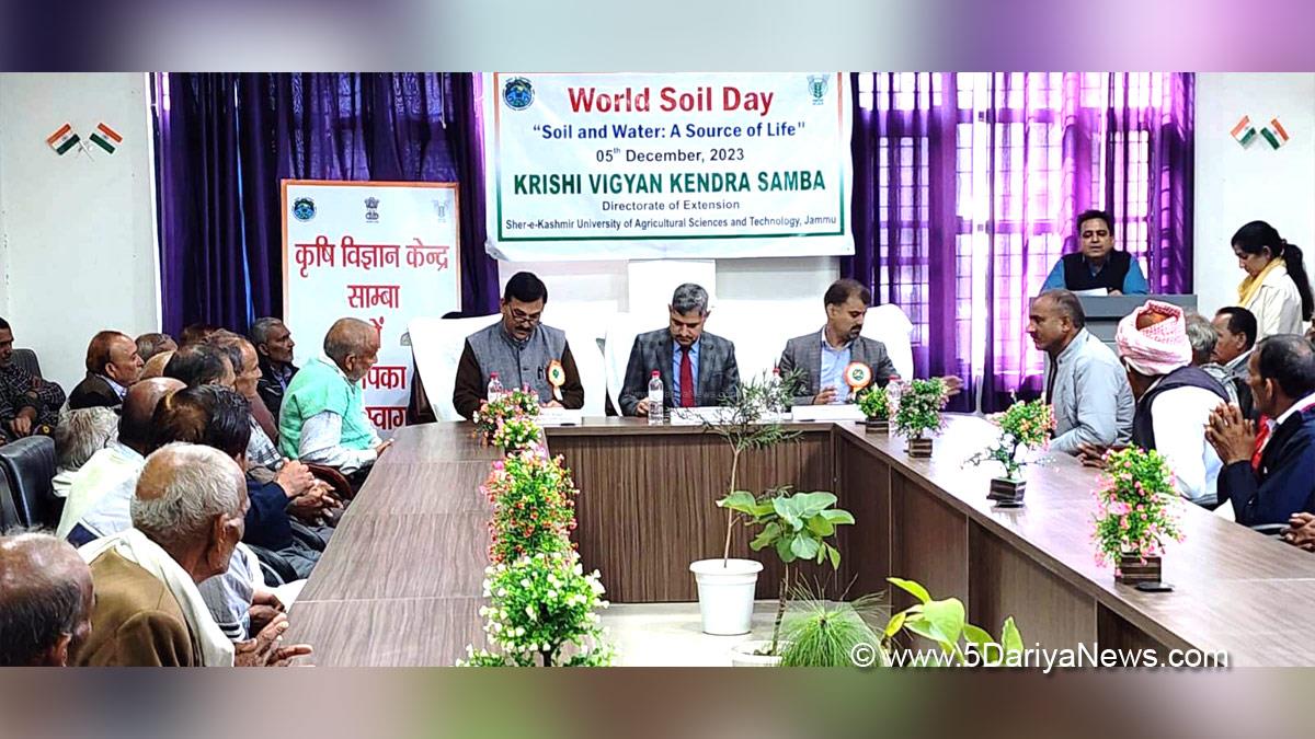 Samba, World Soil Day 2023, KVK Samba, Kashmir, Jammu And Kashmir, Jammu & Kashmir, District Administration Samba