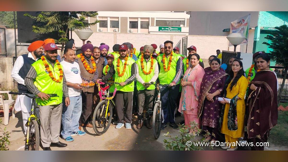 Armed Forces Flag Day, Bicycle Rally, Fatehgarh Sahib