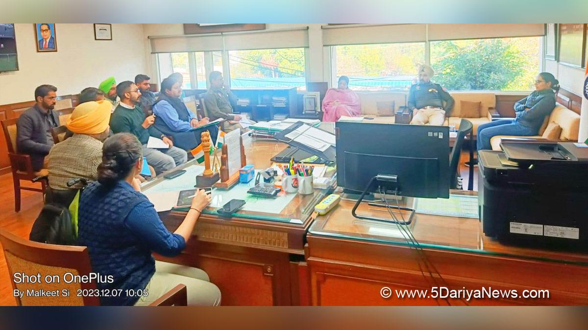 DC Ropar, Preeti Yadav, Dr. Preeti Yadav, Deputy Commissioner Ropar, Rupnagar, Ropar