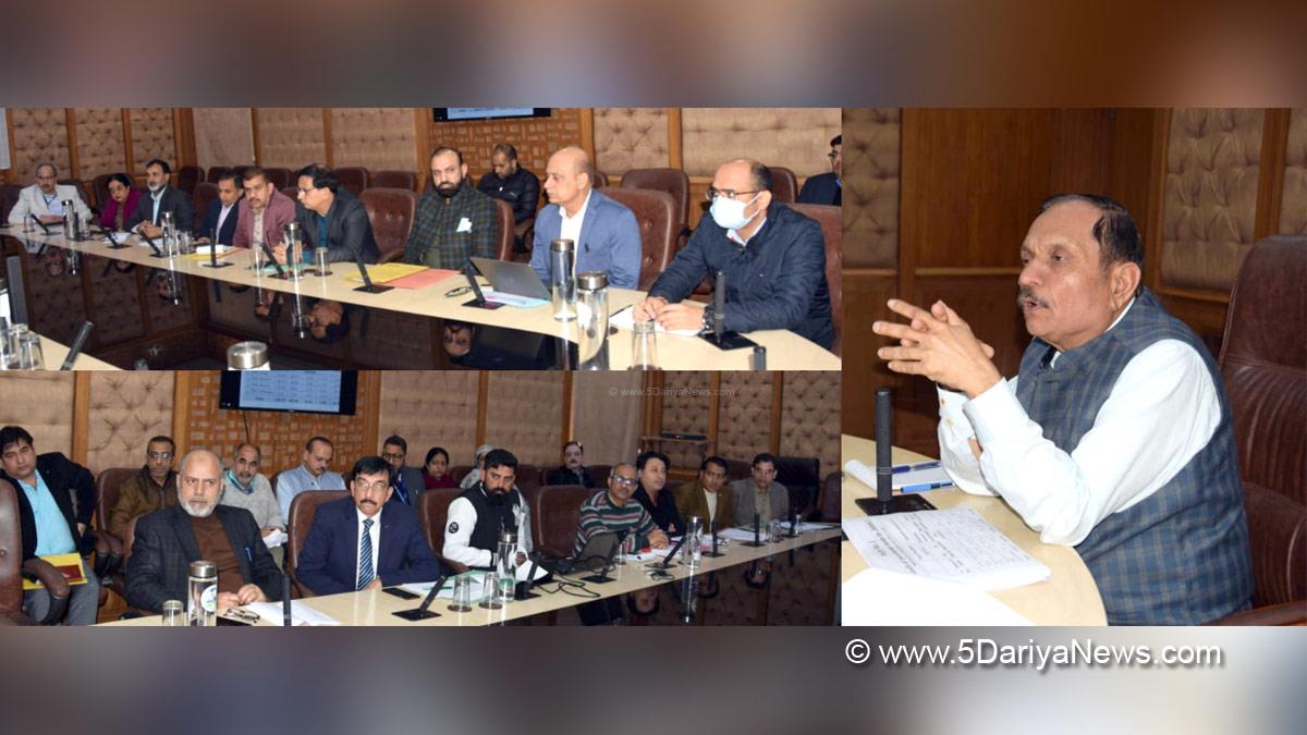 Rajiv Rai Bhatnagar, Rajeev Rai Bhatnagar, Advisor to Lieutenant Governor, Srinagar, Kashmir, Jammu And Kashmir, Jammu & Kashmir, Bhupinder Kumar