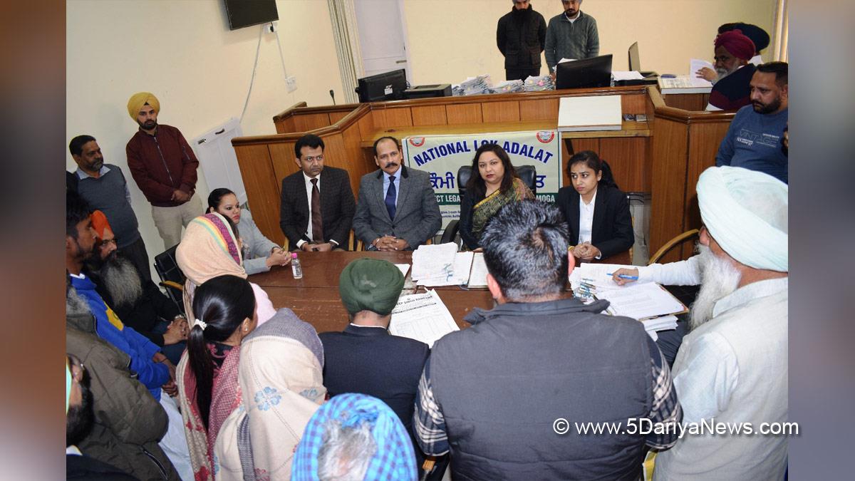 Judiciary, National Lok Adalat, Punjab State Legal Services Authority, Moga