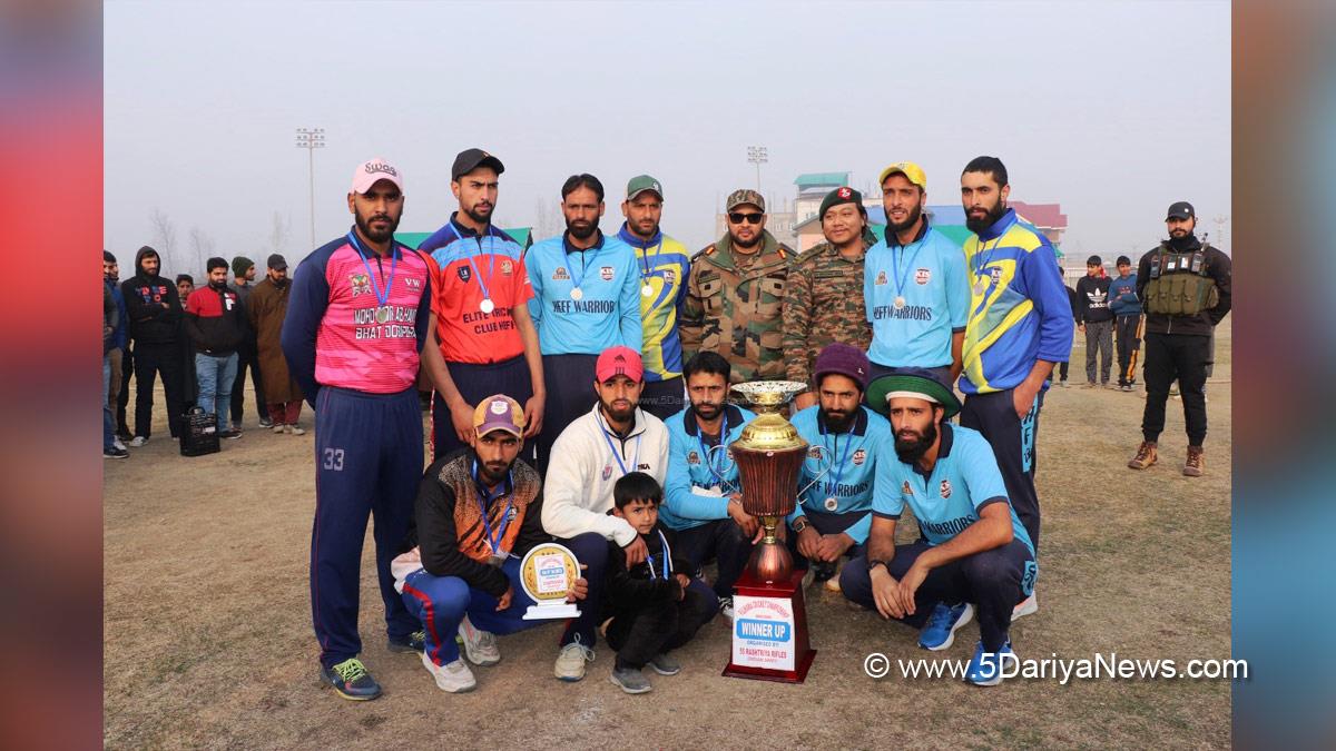 Sports News, RCB Badriwan, Elite Cricket Club Heff, Zahid Riyaz, Akib Malik,  55 Rashtriya Rifles, Deven Sood, Pulwama Cricket Championship, Pulwama, Kashmir, Jammu And Kashmir, Jammu & Kashmir
