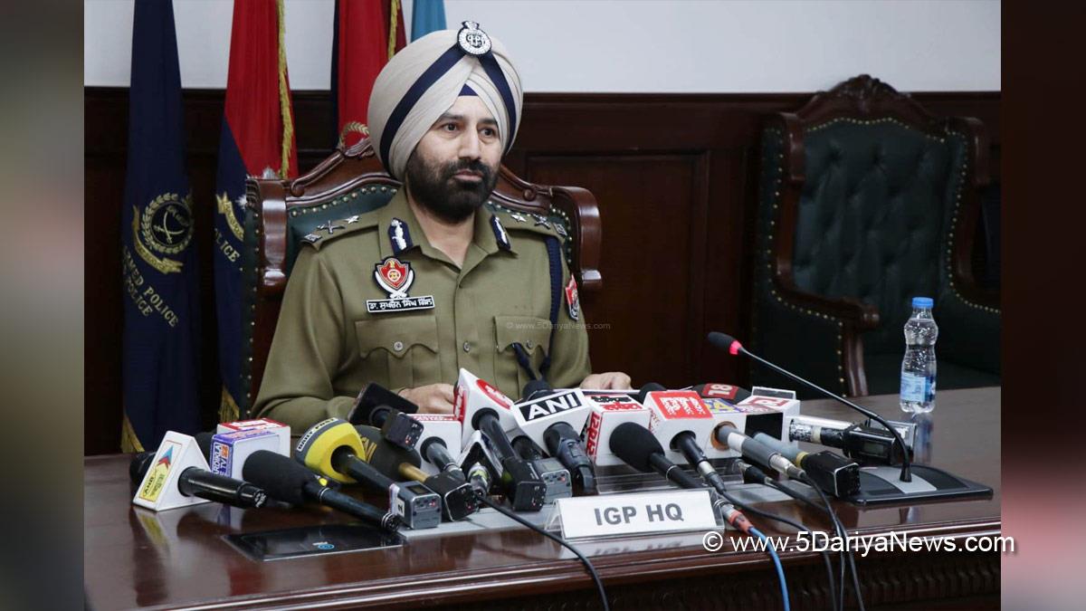 Crime News Punjab, Punjab Police, Police, Crime News, Sukhchain Singh Gill, Inspector General of Police, IGP Headquarters, Chandigarh