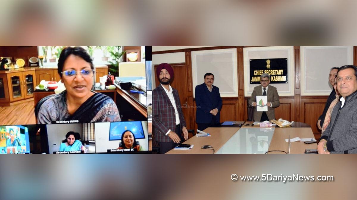 Atal Dulloo, Kashmir, Jammu And Kashmir, Jammu & Kashmir, Chief Secretary Kashmir, Swachhta Green Leaf Rating, SGLR, Department of Drinking Water & Sanitation, DDWS 