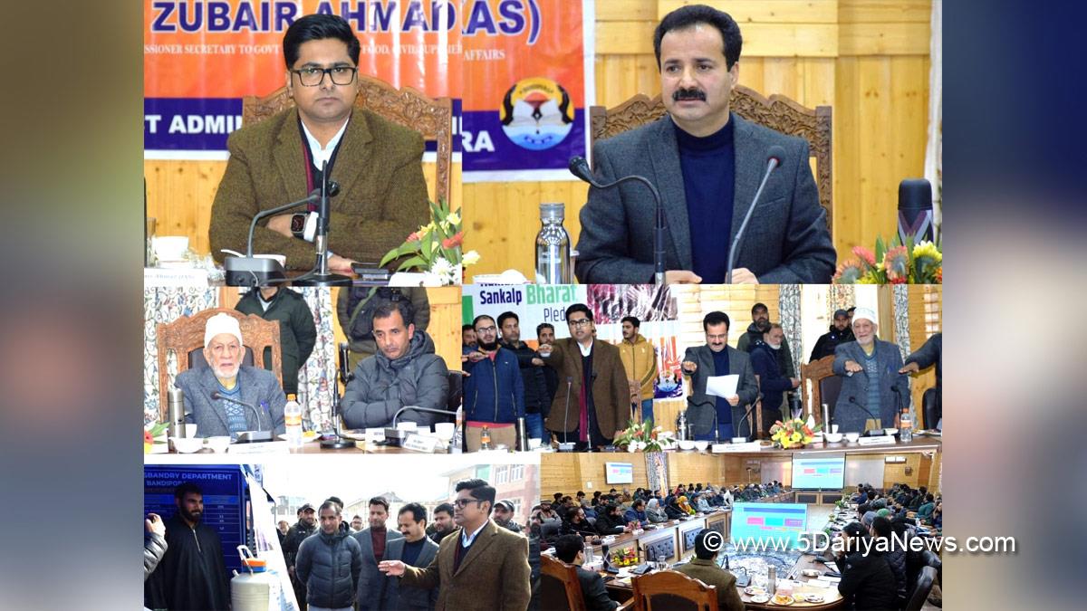 Bandipora, Viksit Bharat Sankalp Yatra, VBSY, Information Education and Communication, Deputy Commissioner Bandipora, Dr Owais Ahmad, Kashmir, Jammu And Kashmir, Jammu & Kashmir, District Administration Bandipora, Zubair Ahmad