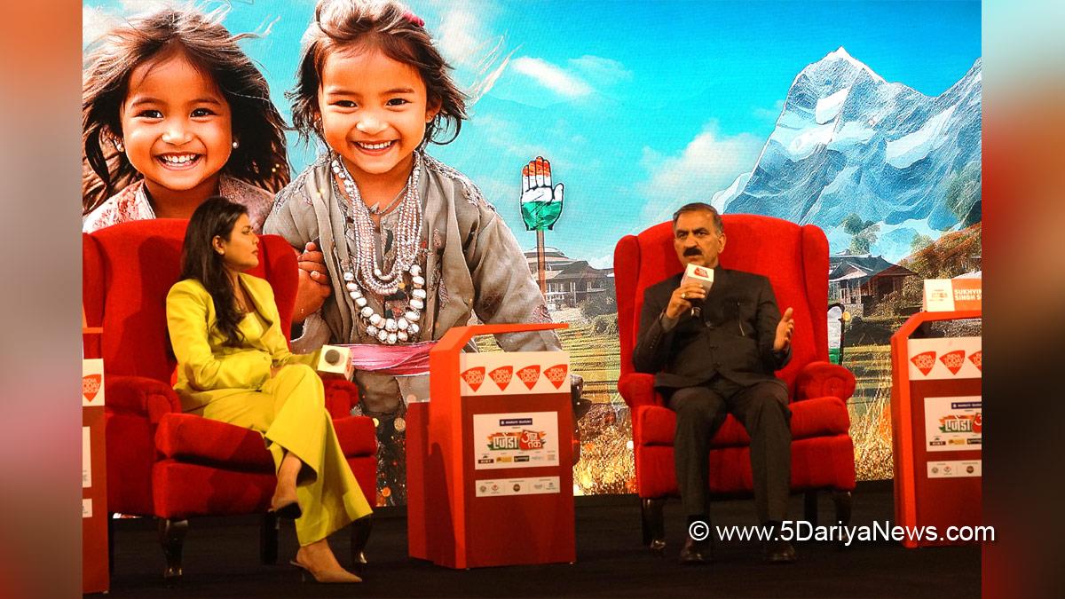 Sukhvinder Singh Sukhu, Himachal Pradesh, Himachal, Congress, Indian National Congress, Himachal Congress, Shimla, Chief Minister of Himachal Pradesh, India Today Group, Agenda Aaj Tak-2023