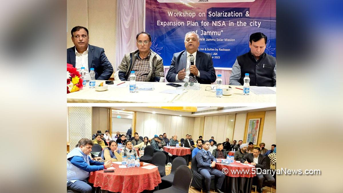 Jammu, Kashmir, Jammu And Kashmir, Jammu & Kashmir, New and Innovative Solar Application, NISA, Jammu & Kashmir Energy Development Agency, JAKEDA