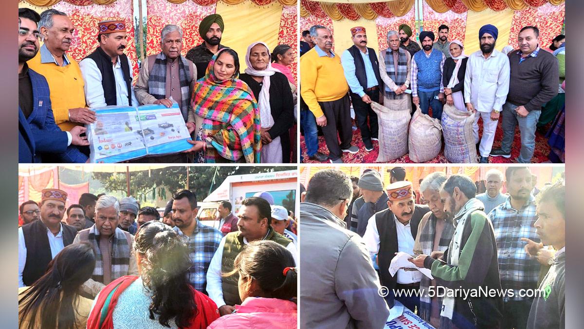 Ashok Bajpai, Bharatiya Janata Party, BJP, Hajipur, Talwara, Hoshiarpur, Viksit Bharat Sankalap Yatra, Pradhan Mantri Garib Kalyan Ann Yojna and Ujjwala connection 
