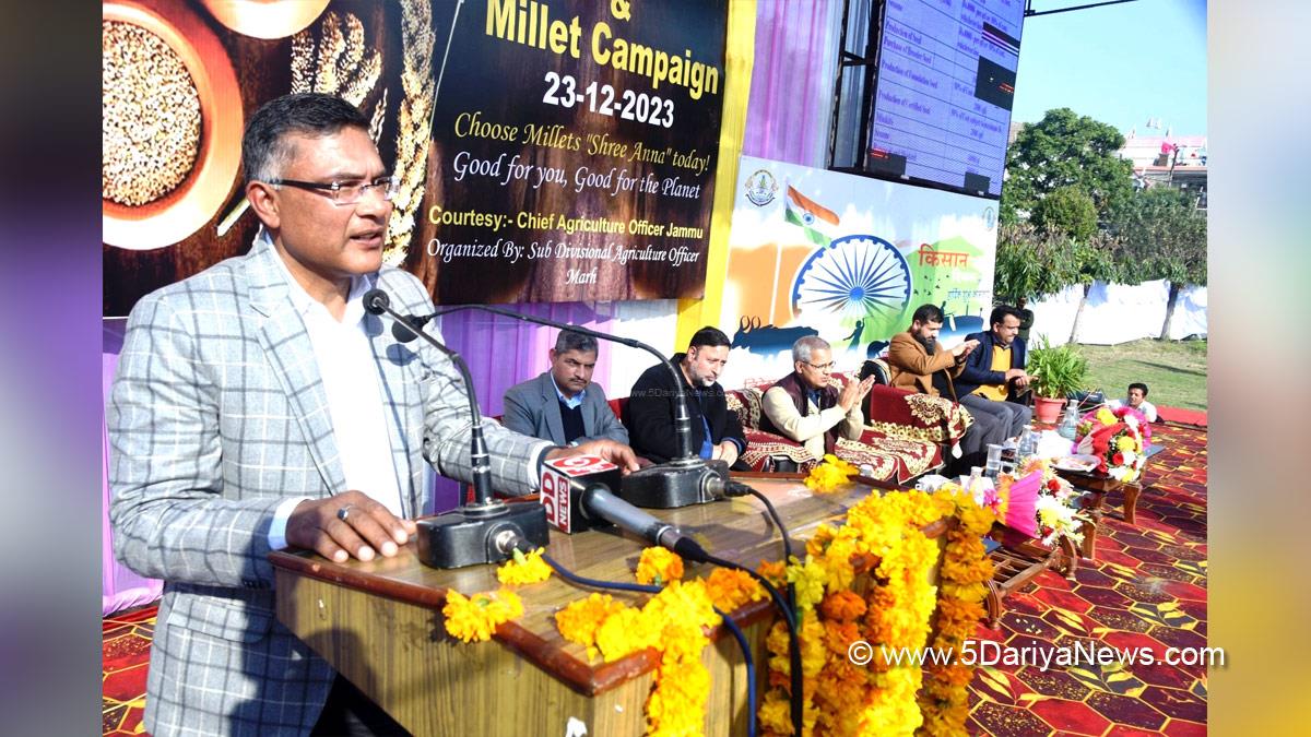 Shailendra Kumar, Kashmir, Jammu And Kashmir, Jammu & Kashmir, National Farmer’s Day, Director Agriculture Jammu, Ram Savak