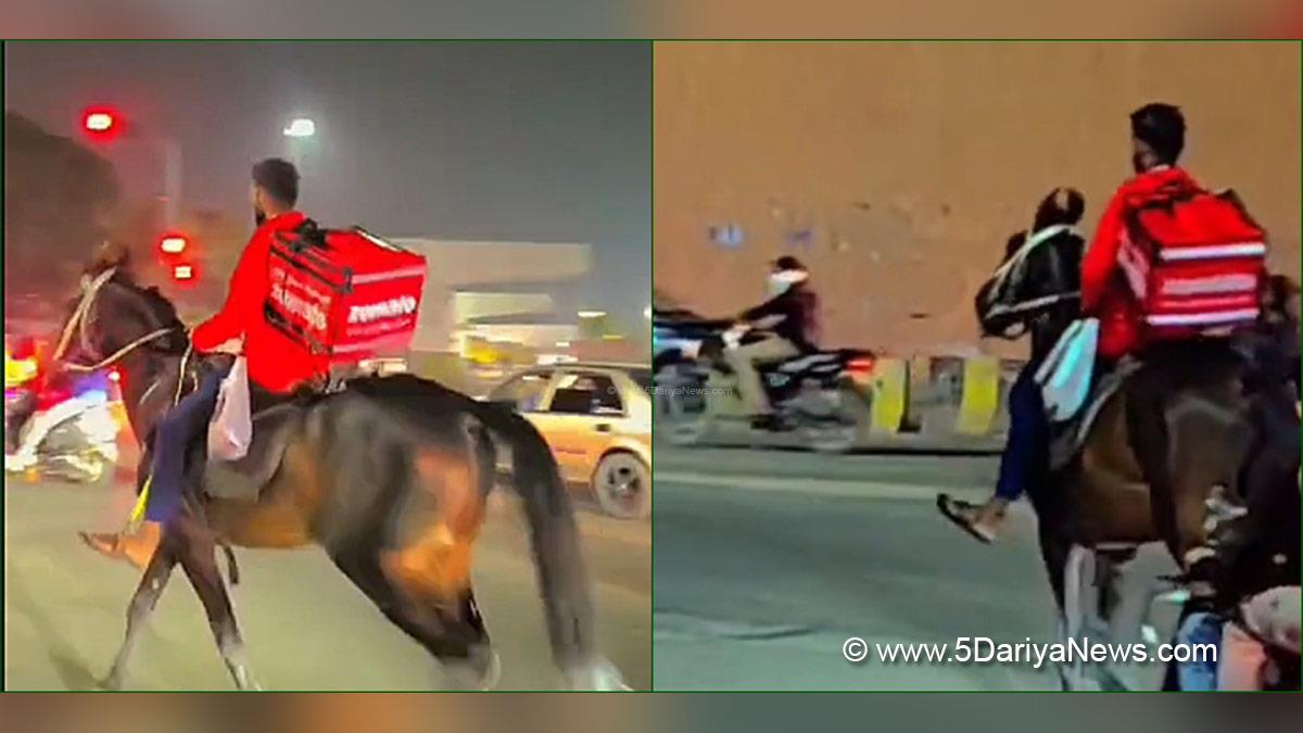 Zomato On Horse