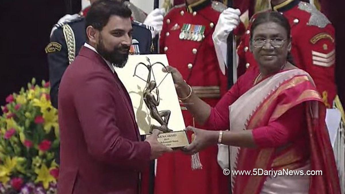 Mohammed Shami Arjun Award