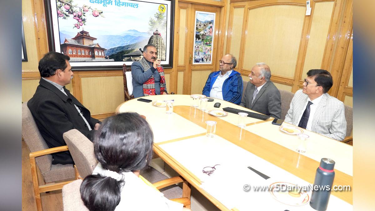 Chief Minister Sukhvinder Singh Sukhu