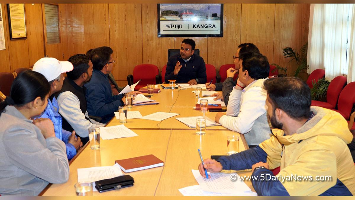 Dr. Nipun Jindal, Deputy Commissioner Kangra, Himachal Pradesh