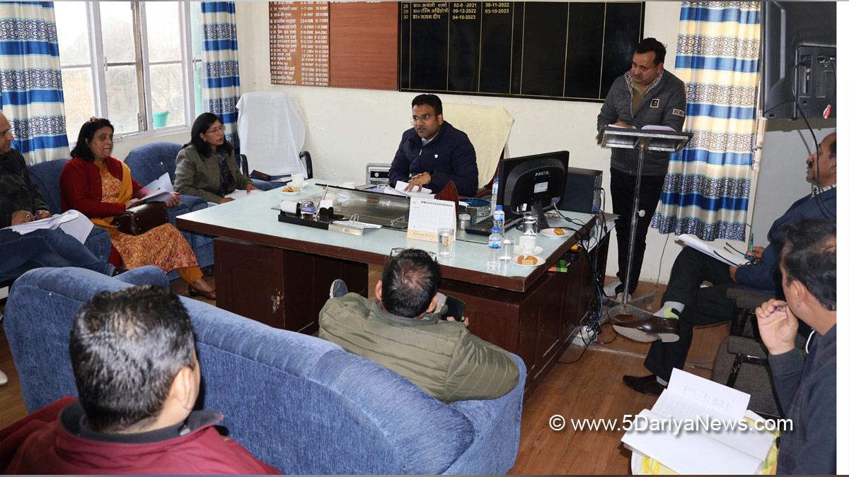 Dr. Nipun Jindal, Deputy Commissioner Kangra, Himachal Pradesh