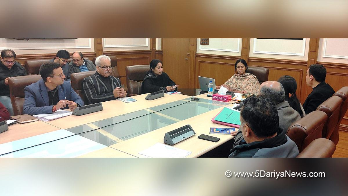 Mandeep Kaur, Commissioner Secretary Rural Development Department and Panchayati Raj, Jammu, Kashmir, Jammu And Kashmir, Jammu & Kashmir