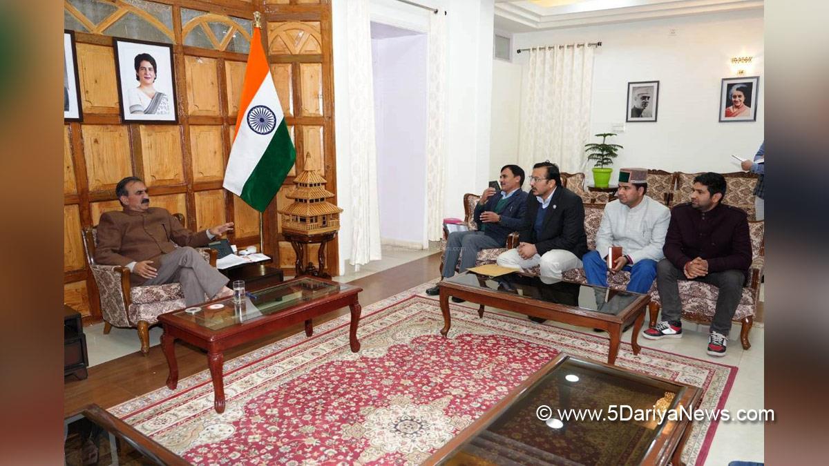 Sukhvinder Singh Sukhu, Himachal Pradesh, Himachal, Congress, Indian National Congress, Himachal Congress, Shimla, Chief Minister of Himachal Pradesh