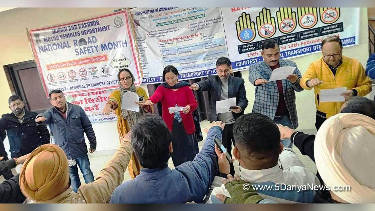 Motor Vehicle Department Jammu, Kashmir, Jammu And Kashmir, Jammu & Kashmir, National Road Safety Month