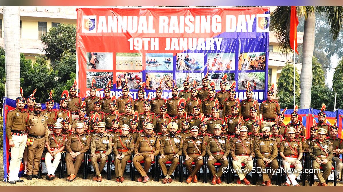 State Disaster Response Force, 12th Annual Raising Day, Zahid Naseem Manhas, Kashmir, Jammu And Kashmir, Jammu & Kashmir