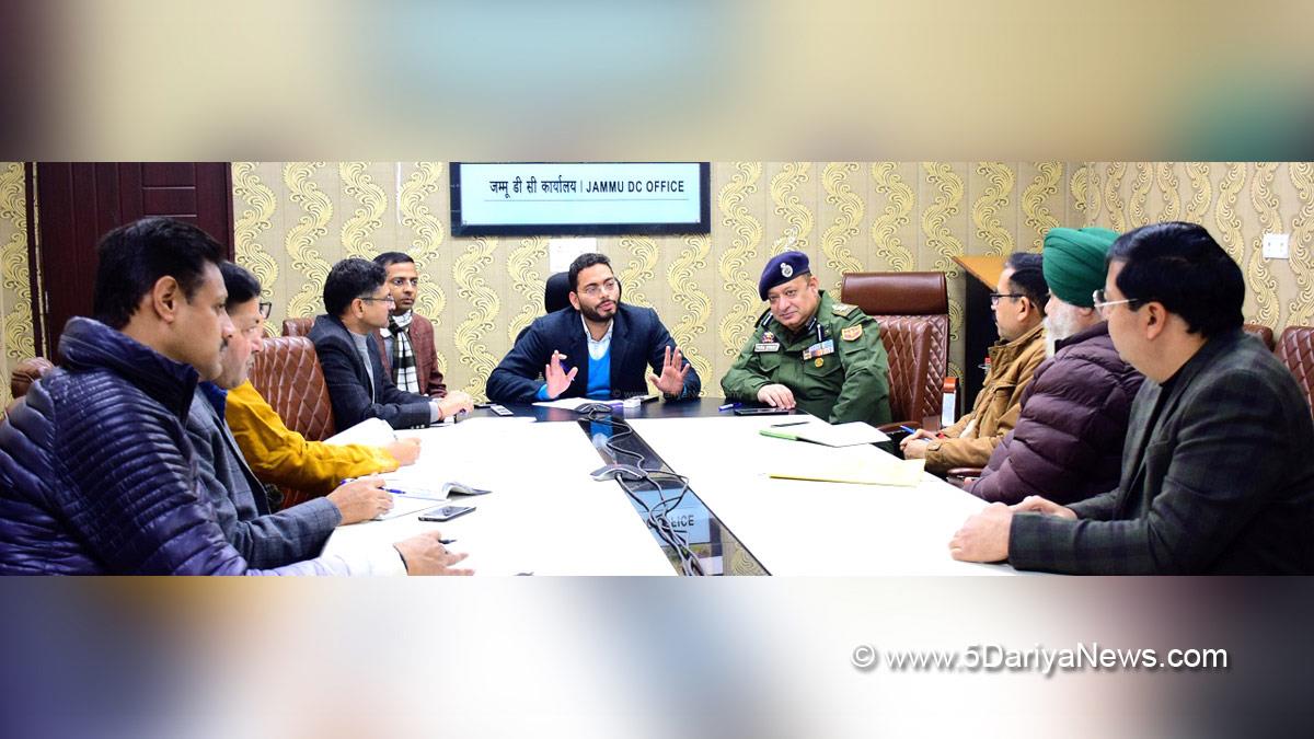 Jammu, Sachin Kumar Vaishay, Sachin Kumar Vaishya, Deputy Commissioner Jammu, Kashmir, Jammu And Kashmir, Jammu & Kashmir, District Administration Jammu