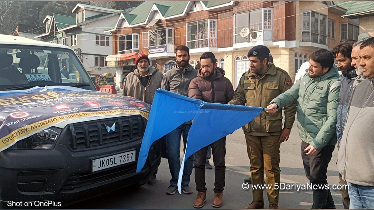 Baramulla, ARTO Baramulla, 35th National Road Safety Month, National Road Safety Month, Muazzam Ali, Kashmir, Jammu And Kashmir, Jammu & Kashmir