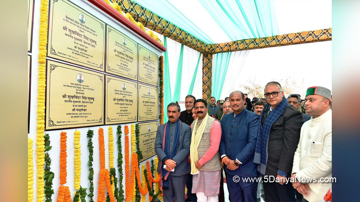 Sukhvinder Singh Sukhu, Himachal Pradesh, Himachal, Congress, Indian National Congress, Himachal Congress, Shimla, Chief Minister of Himachal Pradesh