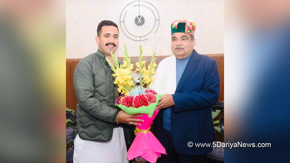 Nitin Gadkari, Nitin Jairam Gadkari, BJP, Bharatiya Janata Party, Union Minister of Road Transport & Highways, Vikramaditya Singh, Himachal Pradesh, Himachal, Congress, Indian National Congress, Himachal Congress, Shimla
