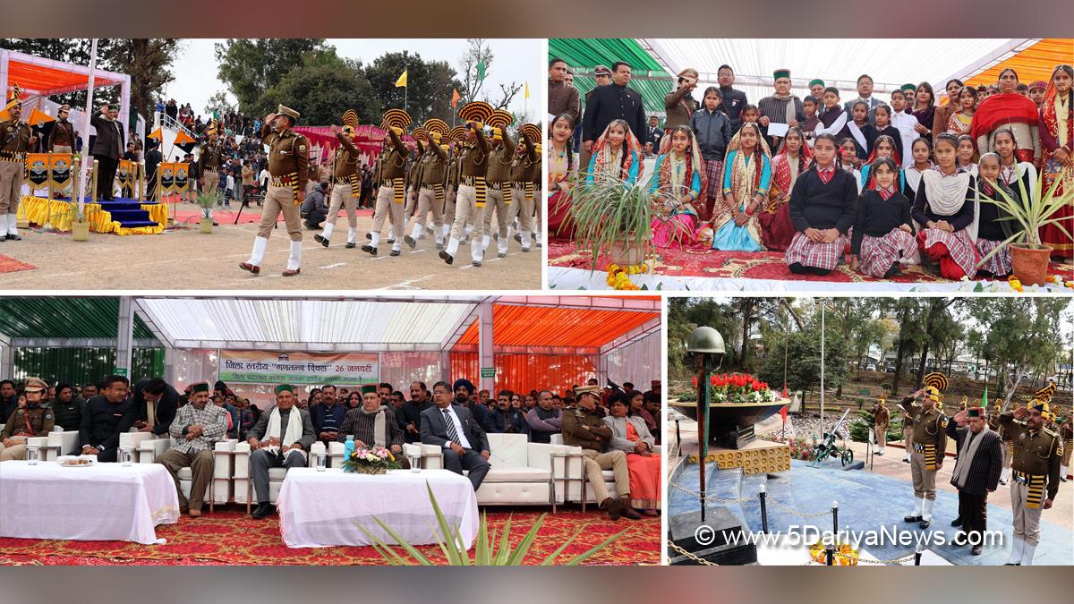 Kuldeep Singh Pathania, Speaker of Himachal Pradesh, Himachal Pradesh, Himachal, Congress, Indian National Congress, Himachal Congress, Shimla, 75th Republic Day, Republic Day 2024, Republic Day of India, Indian Republic Day, 26 January 2024