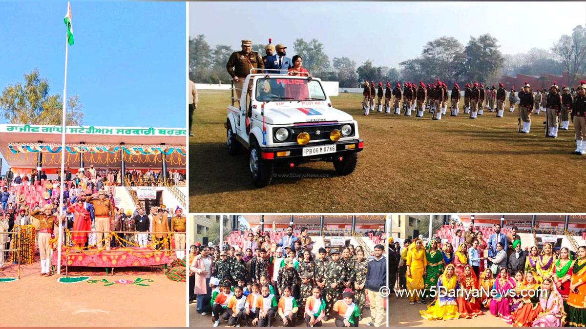 Punjab Admin, Dr. Shayari Bhandari, SDM-Cum-Commissioner Municipal Corporation Batala, Batala, 75th Republic Day, Republic Day 2024, Republic Day of India, Indian Republic Day, 26 January 2024