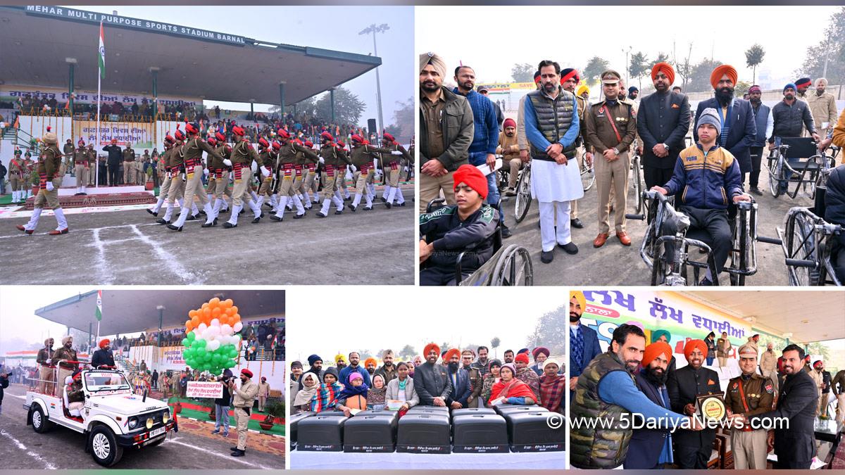 Punjab Admin, Satwant Singh, Addittional Deputy Commissioner Barnala, Barnala, 75th Republic Day, Republic Day 2024, Republic Day of India, Indian Republic Day, 26 January 2024