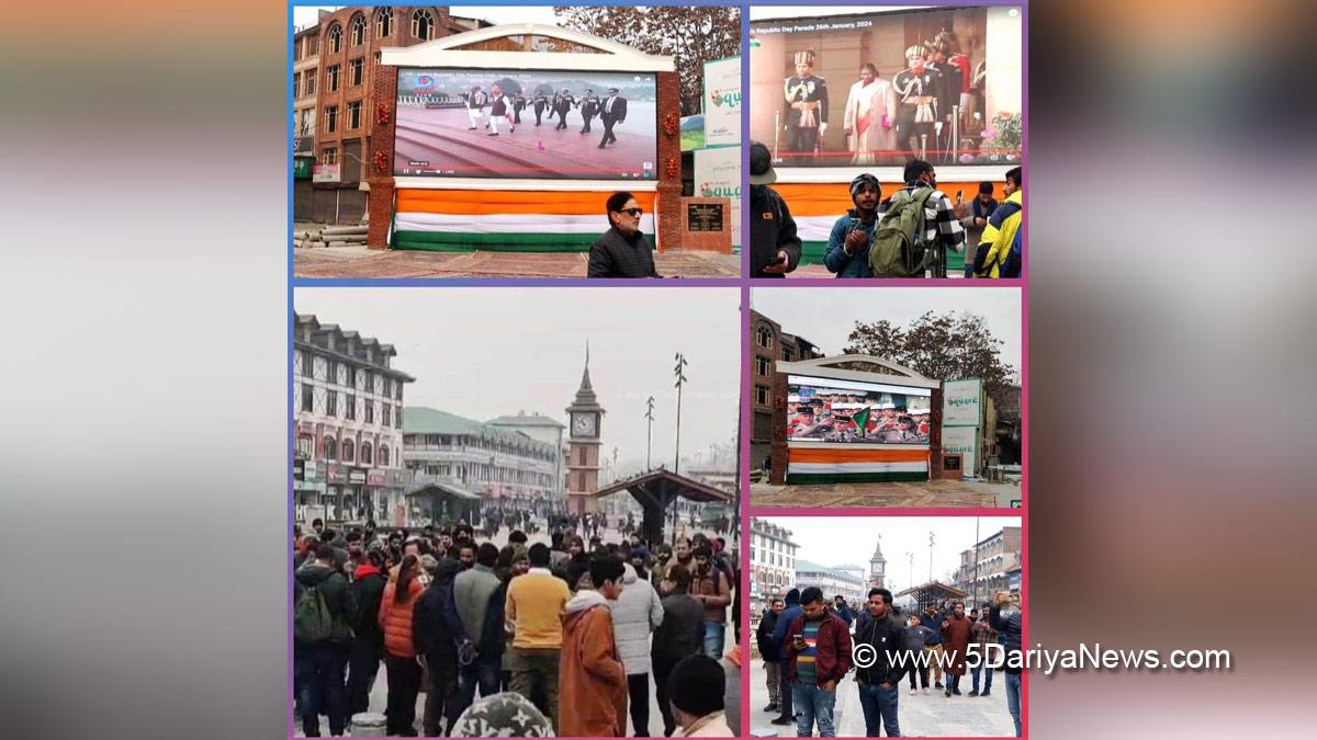 75th Republic Day, Republic Day 2024, Republic Day of India, Indian Republic Day, 26 January 2024, Republic Day Celebrations, Srinagar, Kashmir, Jammu, Kashmir, Jammu And Kashmir