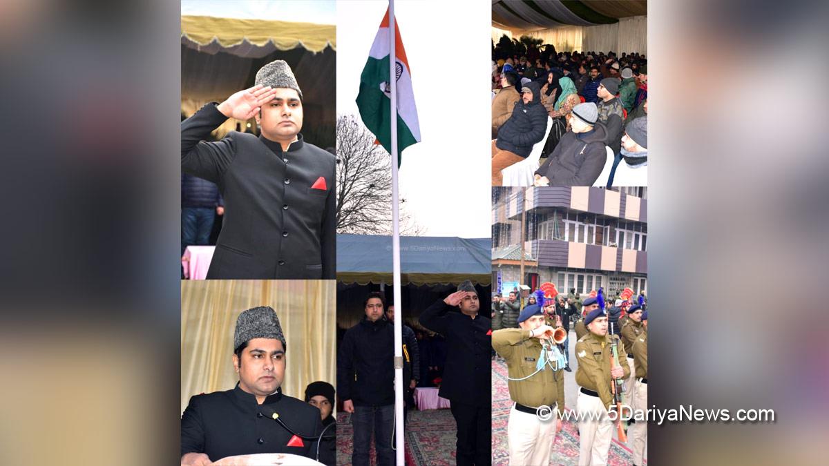 Dr Owais Ahmad, Dr. Owais Ahmed, Srinagar Municipal Corporation, SMC, Srinagar, Kashmir, Jammu And Kashmir, Jammu & Kashmir, 75th Republic Day, Republic Day 2024, Republic Day of India, Indian Republic Day, 26 January 2024, Republic Day Celebrations