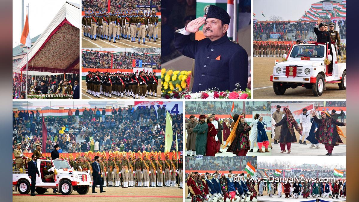 Rajiv Rai Bhatnagar, Rajeev Rai Bhatnagar, Advisor to Lieutenant Governor, Srinagar, Kashmir, Jammu And Kashmir, Jammu & Kashmir, 75th Republic Day, Republic Day 2024, Republic Day of India, Indian Republic Day, 26 January 2024, Republic Day Celebrations
