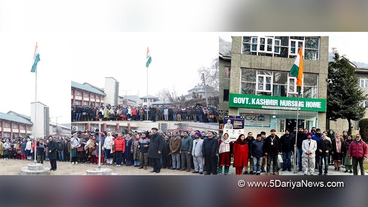 Srinagar, Kashmir, Jammu And Kashmir, Jammu & Kashmir, 75th Republic Day, Republic Day 2024, Republic Day of India, Indian Republic Day, 26 January 2024, Republic Day Celebrations