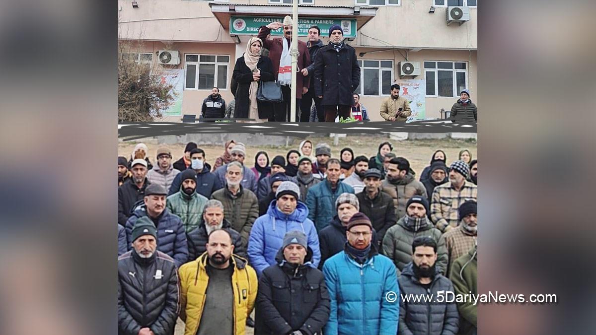 Chowdhary Mohammad Iqbal, Agriculture, Director Agriculture Kashmir, Srinagar, Kashmir, Jammu And Kashmir, Jammu & Kashmir, Kashmir Valley, Srinagar, 75th Republic Day, Republic Day 2024, Republic Day of India, Indian Republic Day, 26 January 2024, Republic Day Celebrations