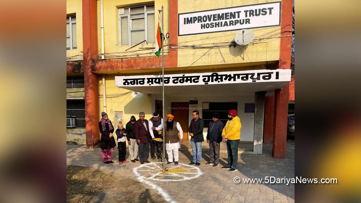 Harmeet Singh Aulakh, AAP, Aam Aadmi Party, Aam Aadmi Party Punjab, AAP Punjab, Hoshiarpur, 75th Republic Day, Republic Day 2024, Republic Day of India, Indian Republic Day, 26 January 2024