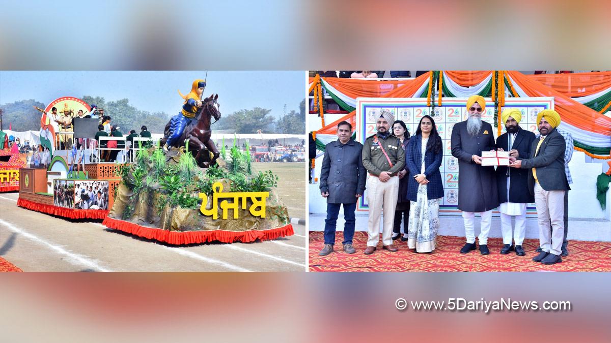 Kultar Singh Sandhwan, AAP, Aam Aadmi Party, AAP Punjab, Aam Aadmi Party Punjab, Government of Punjab, Punjab Government, DC Ropar, Preeti Yadav, Dr. Preeti Yadav, Deputy Commissioner Ropar, Rupnagar, Ropar, 75th Republic Day, Republic Day 2024, Republic Day of India, Indian Republic Day, 26 January 2024