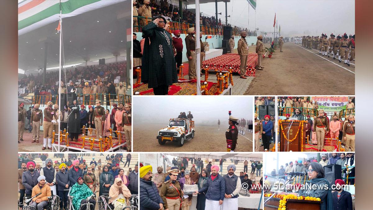 DC Fatehgarh Sahib, Parneet Shergill, Fatehgarh Sahib, Deputy Commissioner Fatehgarh Sahib, Lakhbir Singh Rai, Fatehgarh Sahib, AAP, Aam Aadmi Party, Aam Aadmi Party Punjab, AAP Punjab, 75th Republic Day, Republic Day 2024, Republic Day of India, Indian Republic Day, 26 January 2024