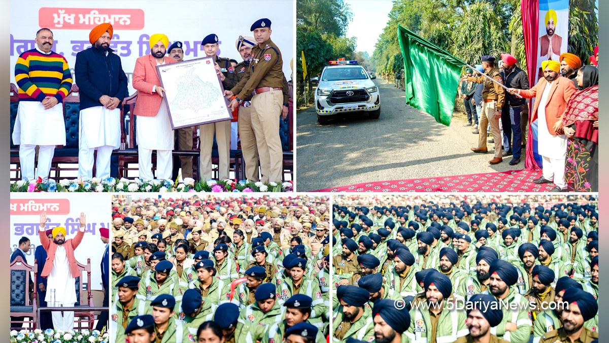 Bhagwant Mann, Bhagwant Singh Mann, AAP, Aam Aadmi Party, Aam Aadmi Party Punjab, AAP Punjab, Government of Punjab, Punjab Government, Punjab, Chief Minister Of Punjab, Sadak Surakhya Force, Jalandhar, Gaurav Yadav, Punjab Police, Police, Punjab Admin, Director General of Police Punjab, DGP Punjab, Balkar Singh, Sushil Kumar Rinku