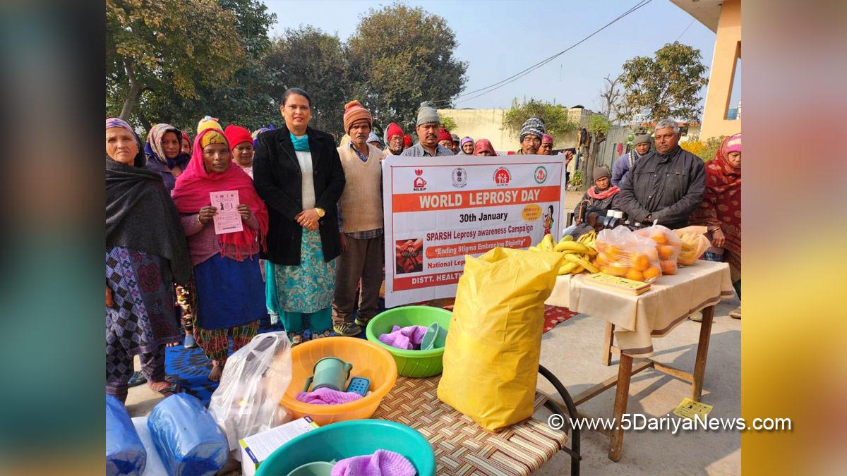 Health, Fatehgarh Sahib, Civil Surgeon Rupnagar, Anti-Leprosy Day, Dr. Manu Viz