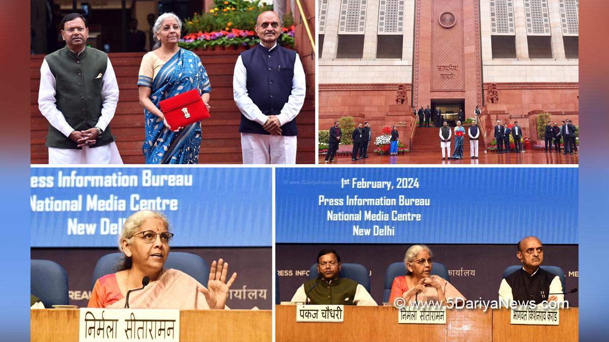 Nirmala Sitharaman, Union Minister for Finance & Corporate Affairs, BJP, Bharatiya Janata Party, INTERIM UNION BUDGET 2024-25