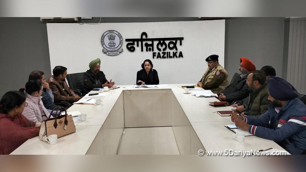 DC Fazilka, Senu Duggal, Fazilka, Deputy Commissioner Fazilka
