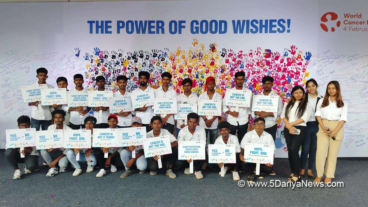 Health, HCG Cancer Centre, World Cancer Day 2024, The Power of Good Wishes, Rangoli Metro Art Centre, Manisha Kumar, Healthcare Global Enterprises Limited, HCG Cancer Centre Bangalore