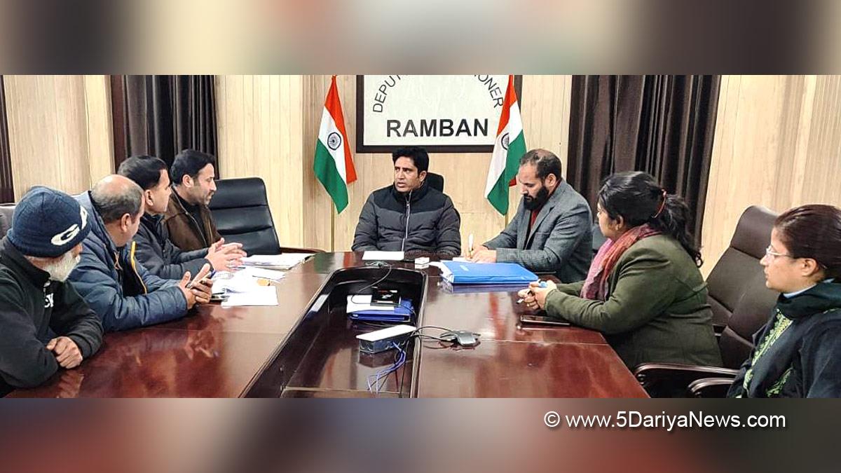 Ramban, Deputy Commissioner Ramban, Baseer ul Haq Chowdary, Kashmir, Jammu And Kashmir, Jammu & Kashmir, District Administration Ramban