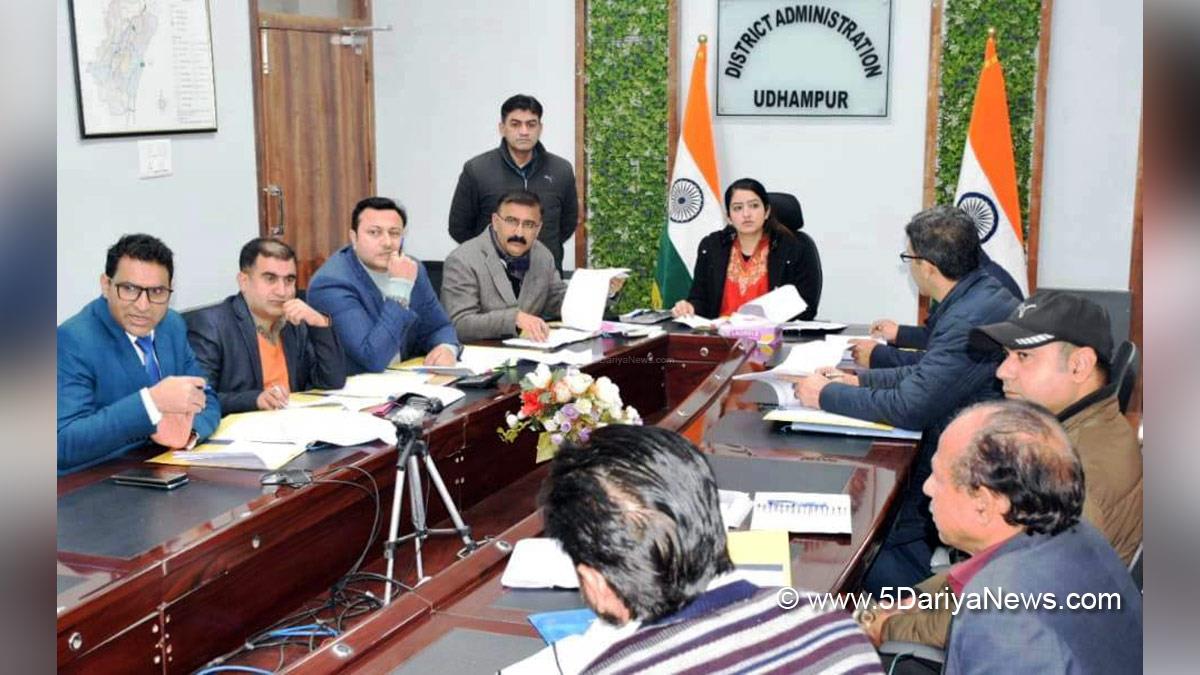 Udhampur, Saloni Rai, DDC Udhampur, District Development Commissioner Udhampur, Kashmir, Jammu And Kashmir, Jammu & Kashmir, District Administration Udhampur